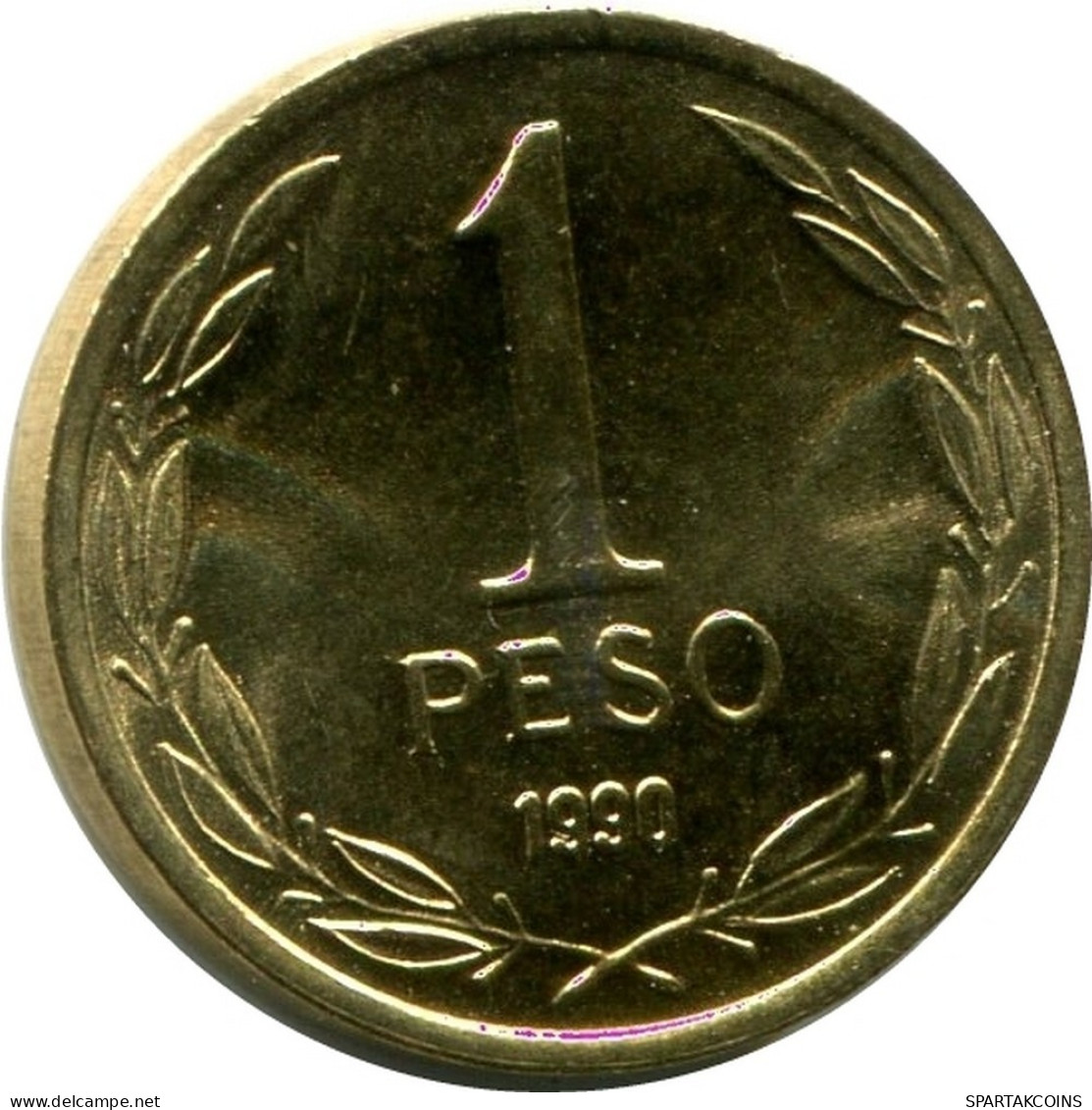 1 PESO 1990 CHILE UNC Moneda #M10146.E.A - Chile