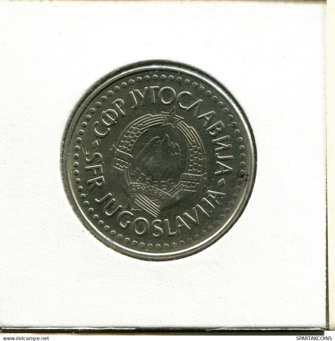 100 DINARA 1986 YOUGOSLAVIE YUGOSLAVIA Pièce #AV169.F.A - Joegoslavië