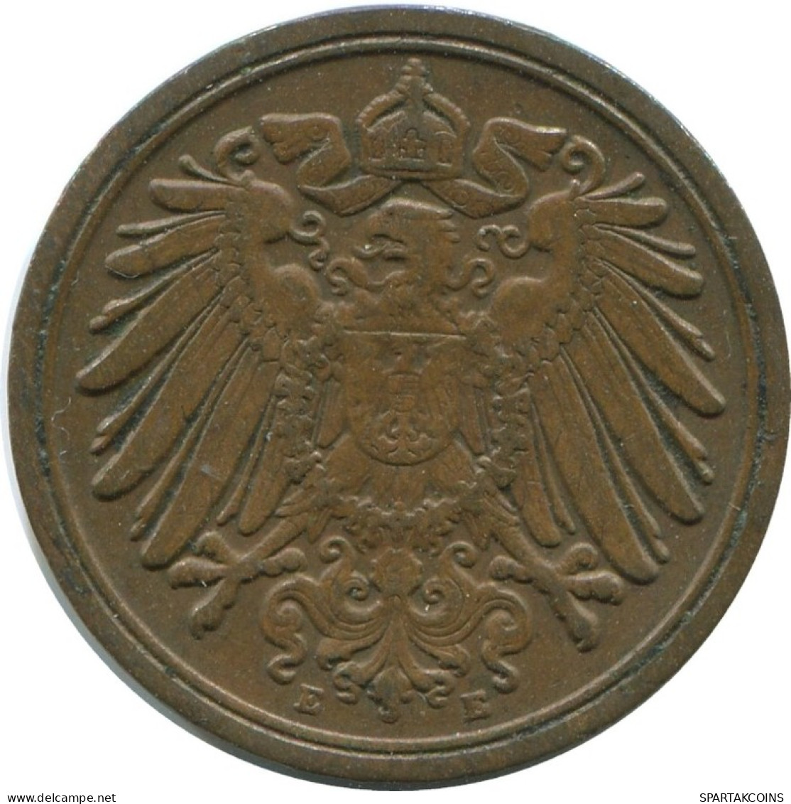 1 PFENNIG 1912 E GERMANY Coin #AE592.U.A - 1 Pfennig