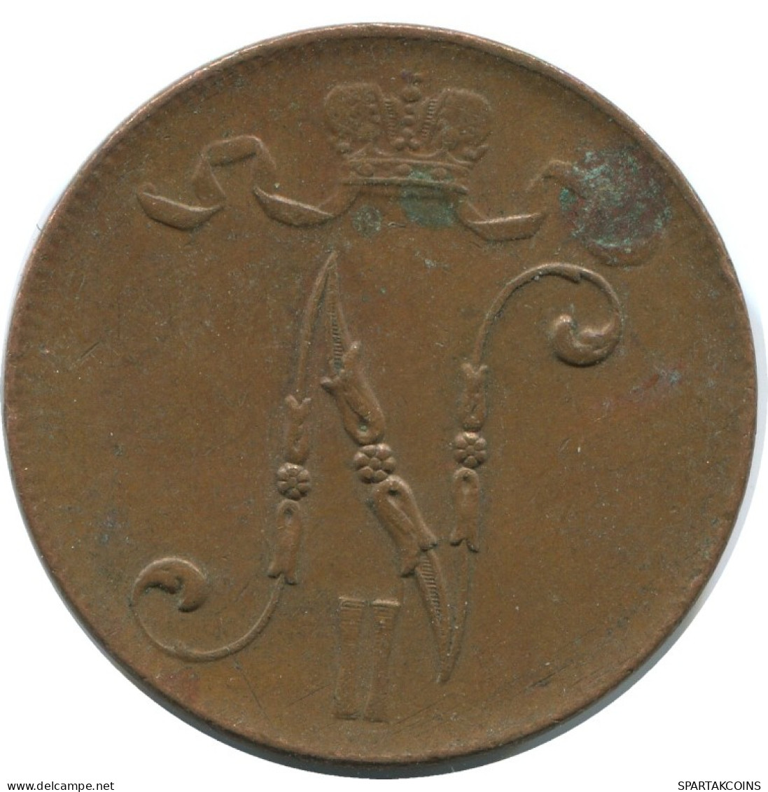 5 PENNIA 1916 FINLAND Coin RUSSIA EMPIRE #AB237.5.U.A - Finlande