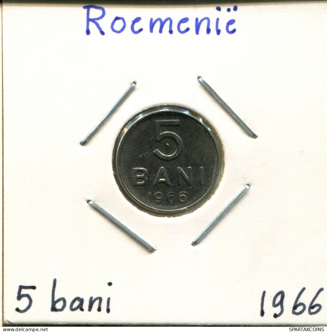 5 BANI 1966 ROMANIA Coin #AP633.2.U.A - Roumanie