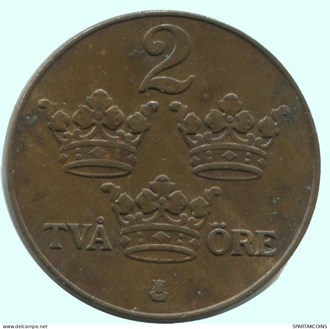 2 ORE 1923 SUECIA SWEDEN Moneda #AC828.2.E.A - Suède