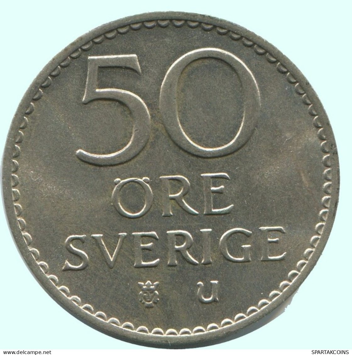 50 ORE 1963 SWEDEN Coin #AC717.2.U.A - Sweden