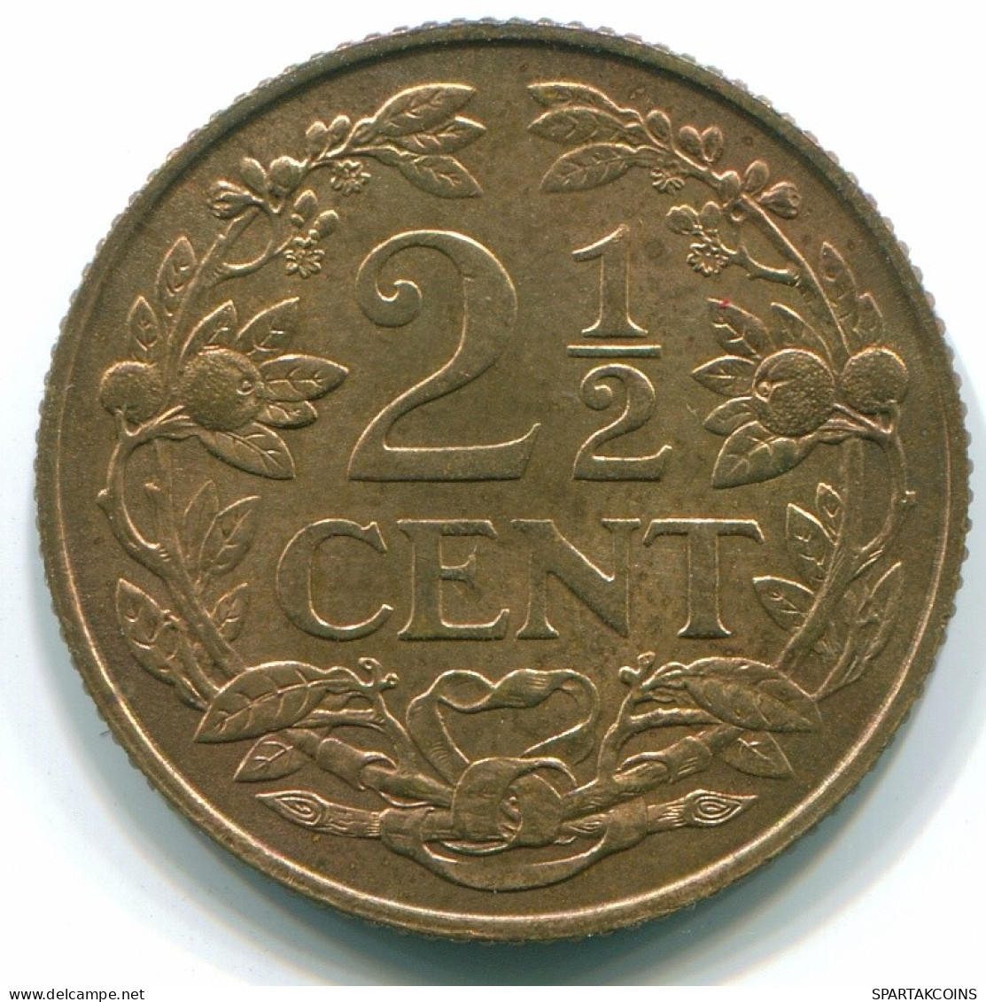 2 1/2 CENT 1959 CURACAO NÉERLANDAIS NETHERLANDS Bronze Colonial Pièce #S10163.F.A - Curacao