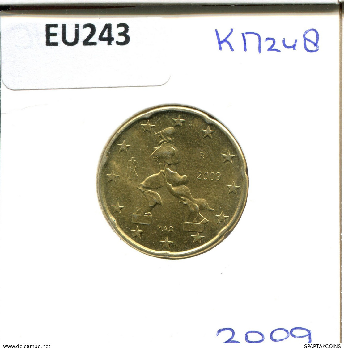 20 EURO CENTS 2009 ITALY Coin #EU243.U.A - Italie