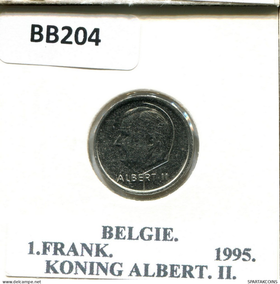 1 FRANC 1995 DUTCH Text BELGIQUE BELGIUM Pièce #BB204.F.A - 1 Frank