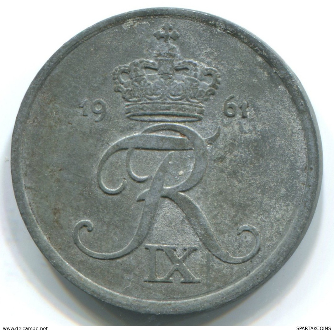 2 ORE 1961 DENMARK Coin #WW1026.U.A - Dänemark