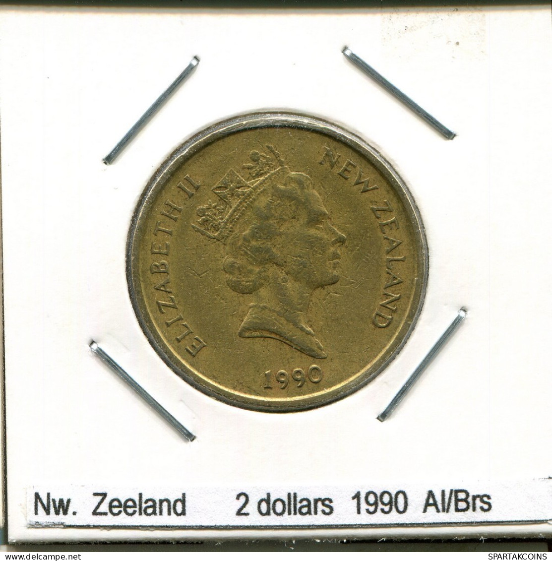 2 DOLLARS 1990 ZÉLANDAIS NEW ZEALAND Pièce #AS231.F.A - Nouvelle-Zélande