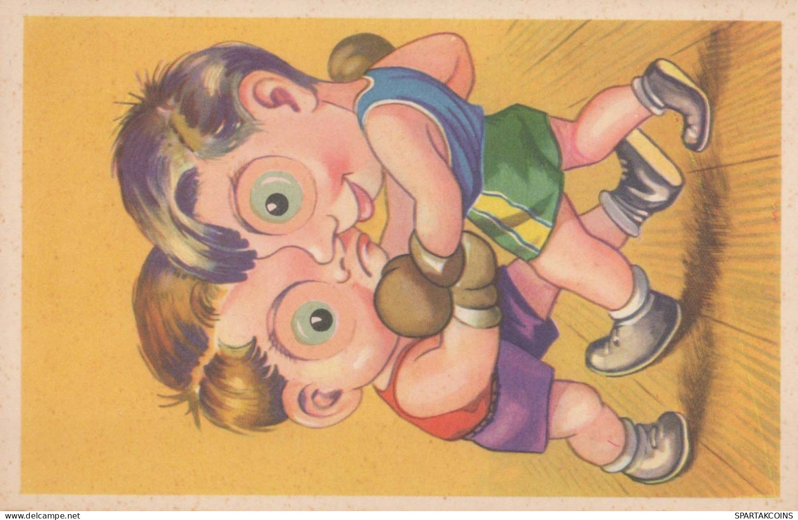 NIÑOS Escenas Paisajes Vintage Tarjeta Postal CPSMPF #PKG565.A - Scènes & Paysages