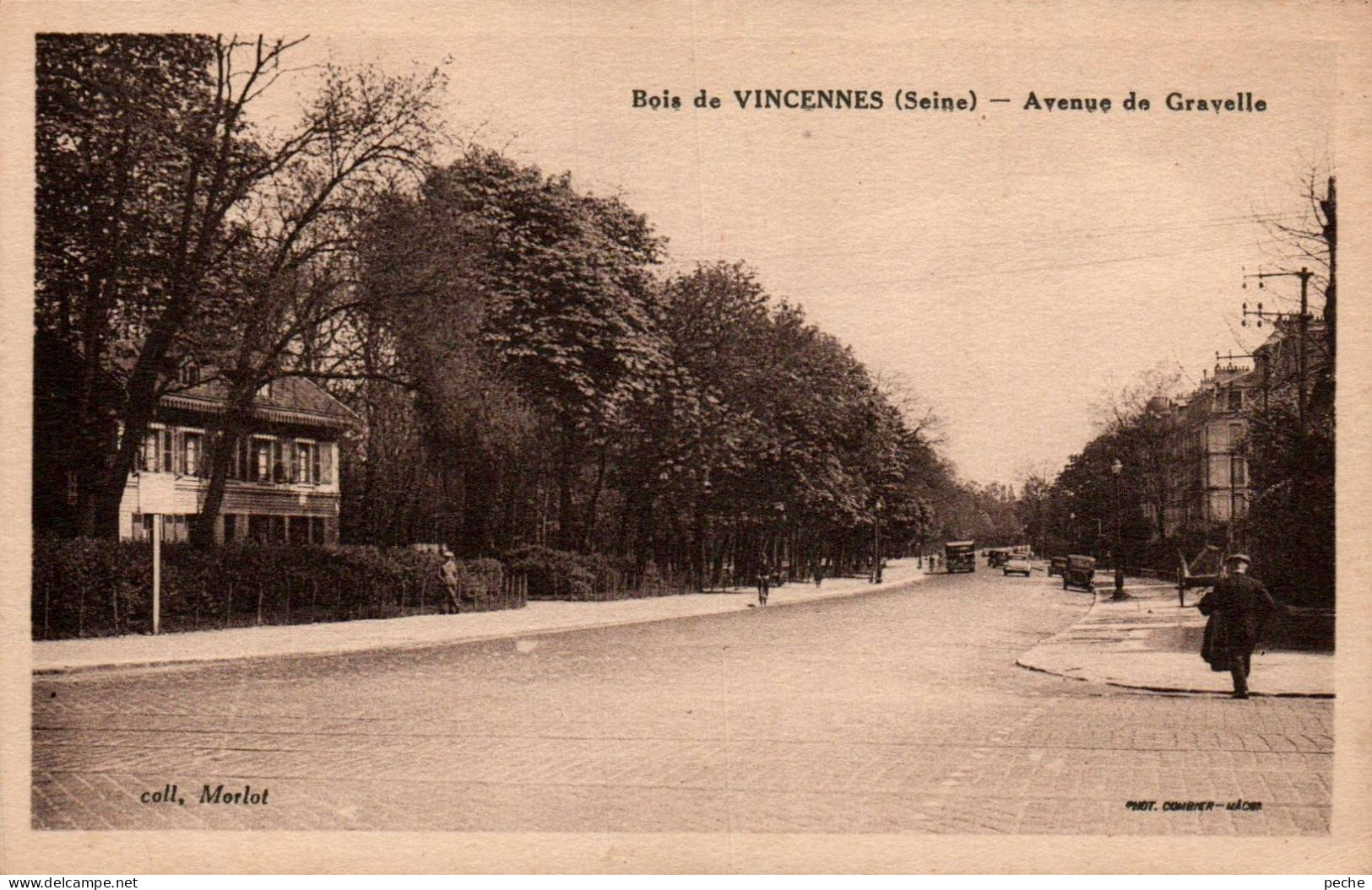 N°2825 W -cpa Bois De Vincennes -avenue De Gravelle- - Vincennes
