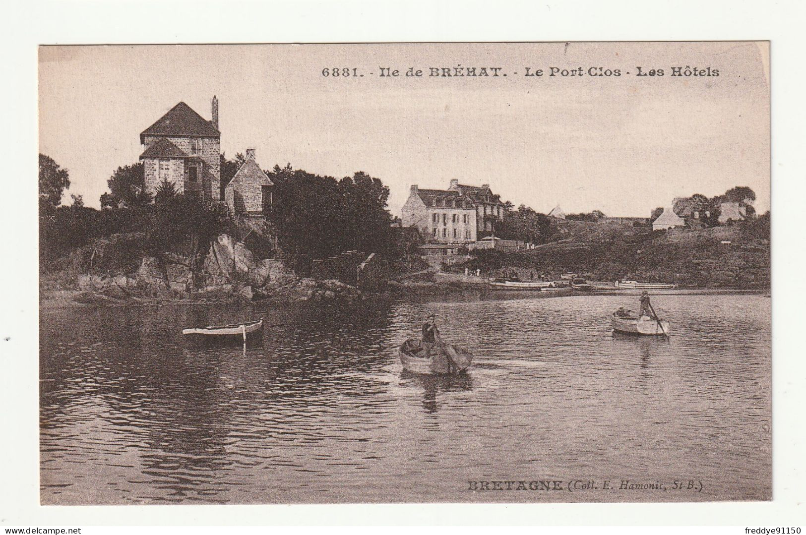 22 . Ile De Bréhat . Le Port Clos . Les Hôtels  - Ile De Bréhat