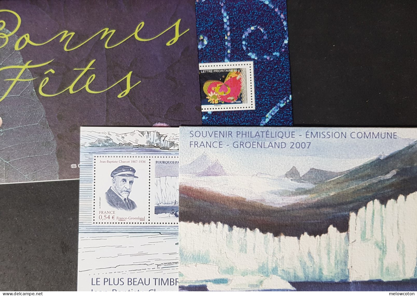 34 Et 35 Bonnes Fêtes Et Charcot - Souvenir Blocks & Sheetlets