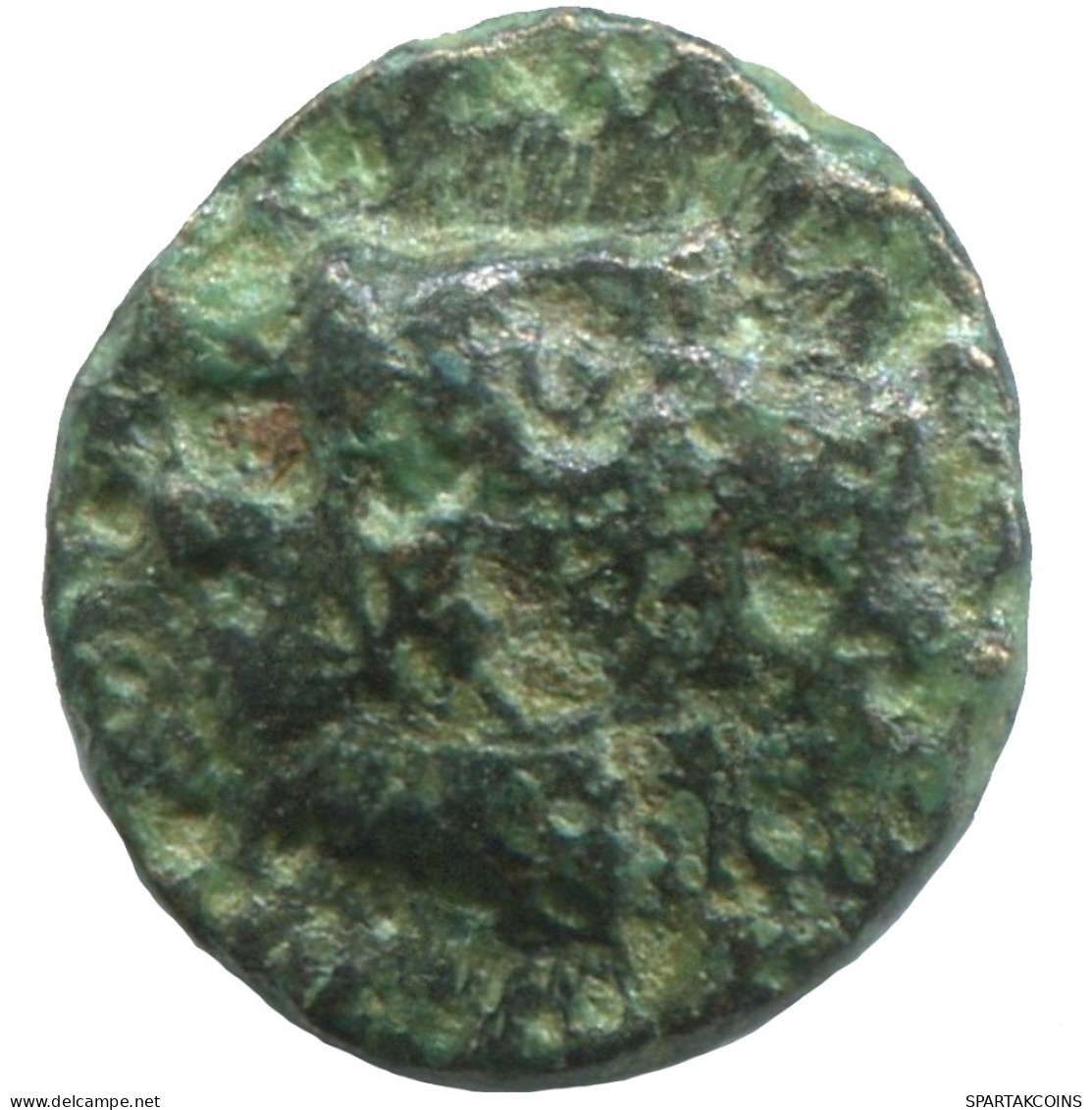 BOW Ancient Authentic GREEK Coin 1g/10mm #SAV1380.11.U.A - Griechische Münzen