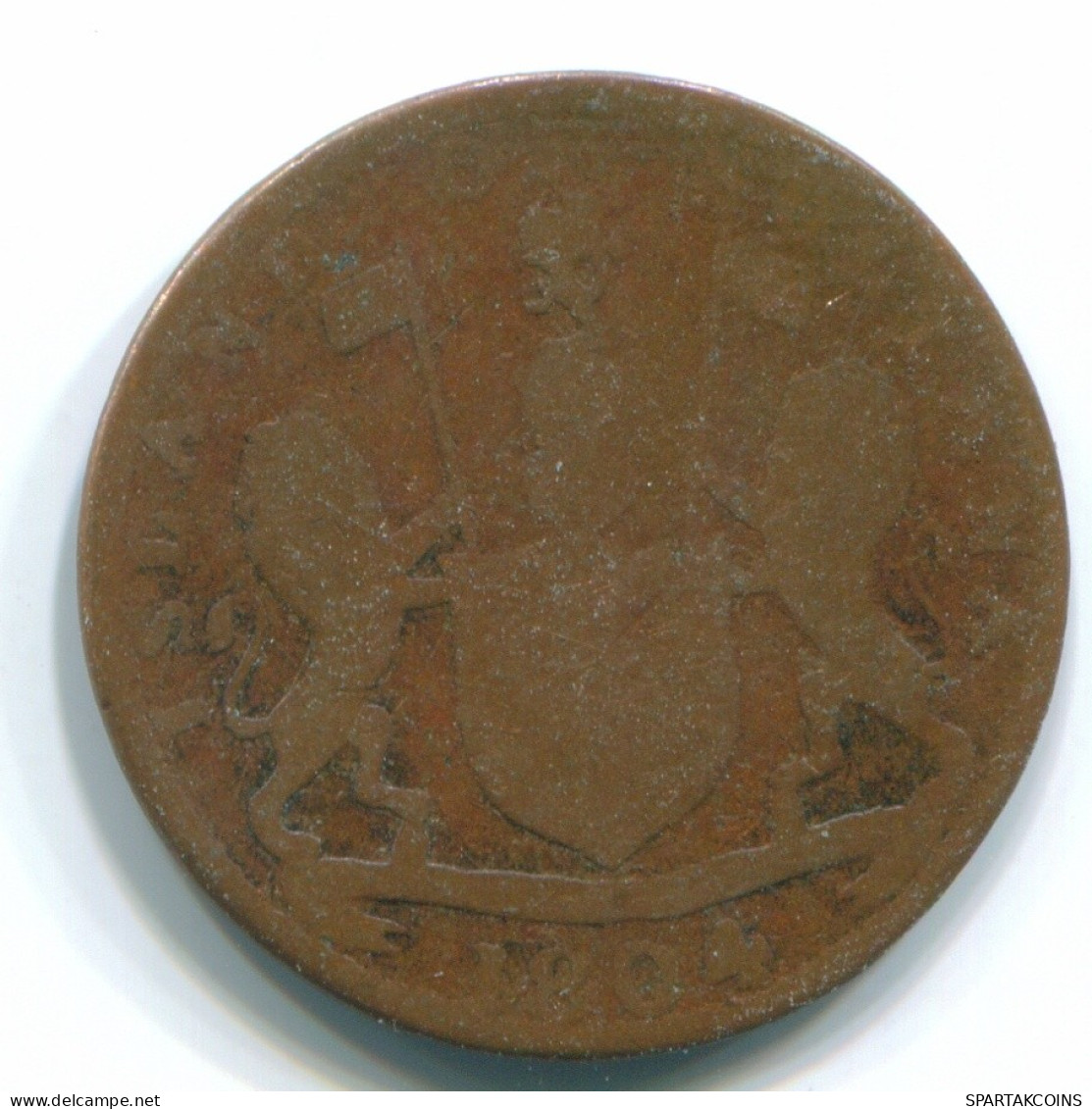 1 KEPING 1804 SUMATRA BRITISH EAST INDE INDIA Copper Colonial Pièce #S11798.F.A - India