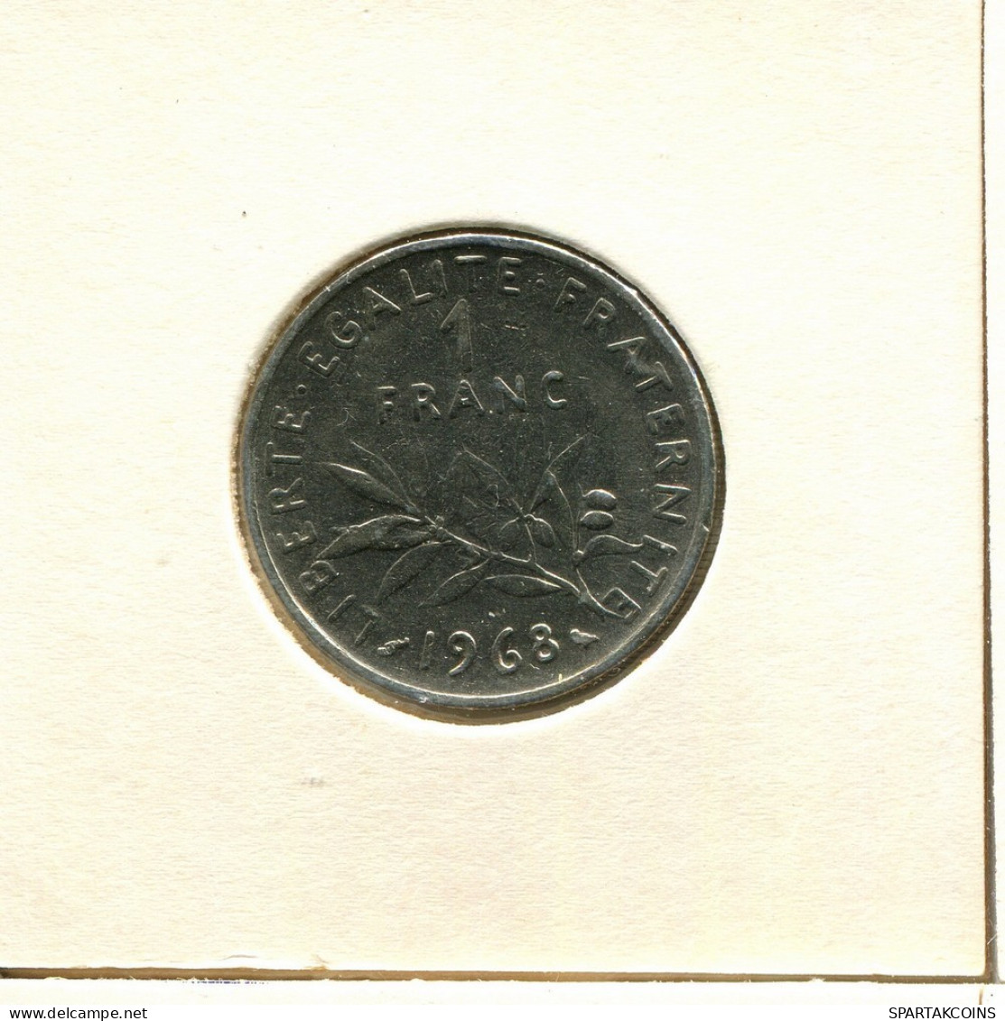 1 FRANC 1968 FRANCE Coin #BB550.U.A - 1 Franc