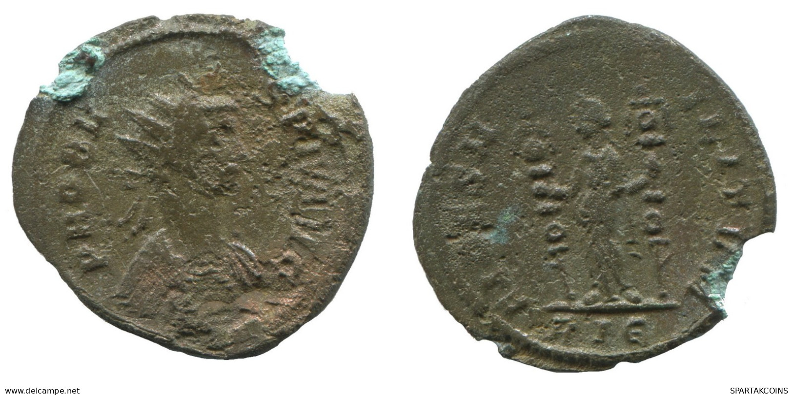 PROBUS ANTONINIANUS Roma Riϵ Fides Militum 2.7g/22mm #NNN1605.18.D.A - La Crisi Militare (235 / 284)