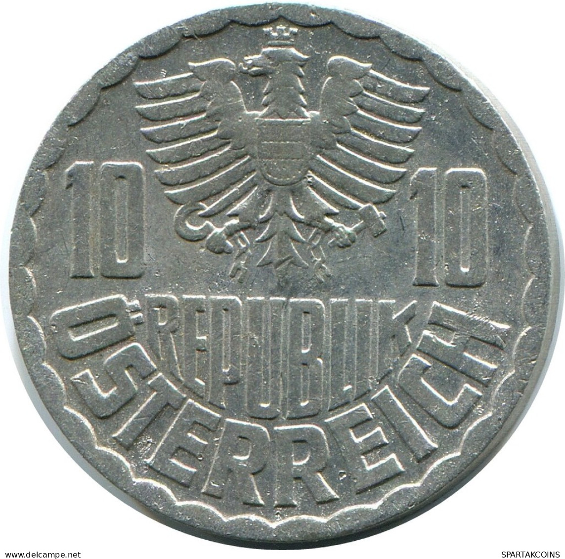10 GROSCHEN 1971 AUSTRIA Coin SILVER #AZ564.U.A - Austria