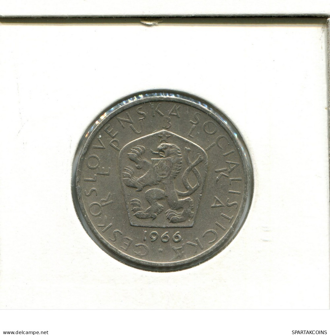 5 KORUN 1966 CZECHOSLOVAKIA Coin #AS985.U.A - Cecoslovacchia