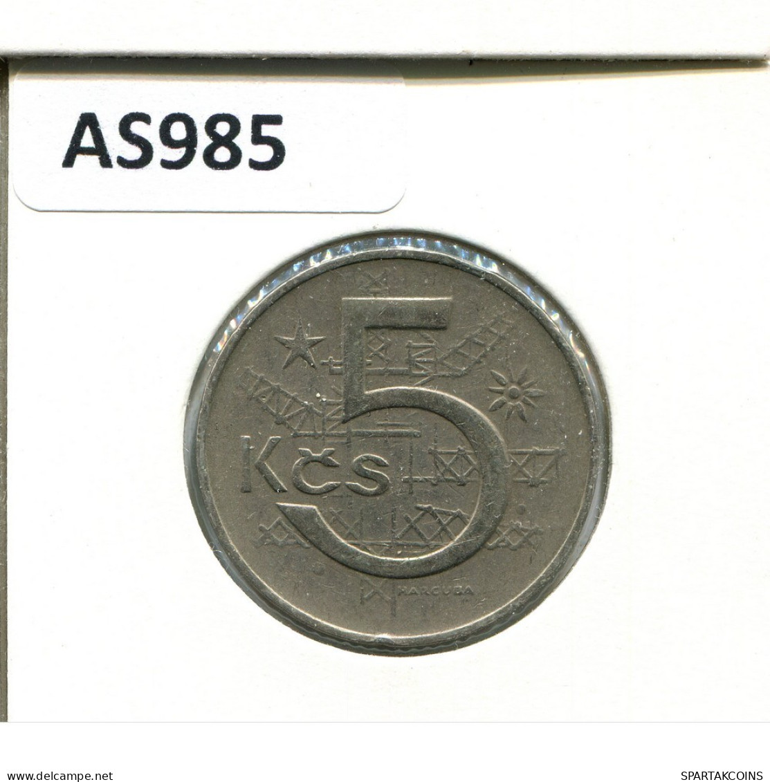 5 KORUN 1966 CZECHOSLOVAKIA Coin #AS985.U.A - Tchécoslovaquie