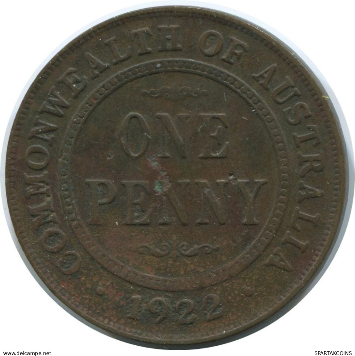 1 PENNI 1932 AUSTRALIA Coin #AE782.16.U.A - Penny