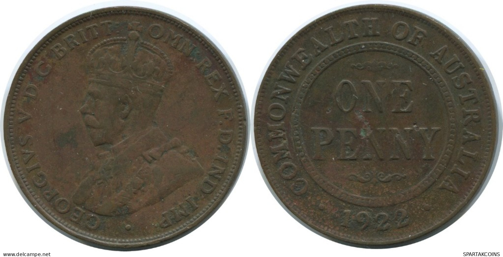 1 PENNI 1932 AUSTRALIA Coin #AE782.16.U.A - Penny