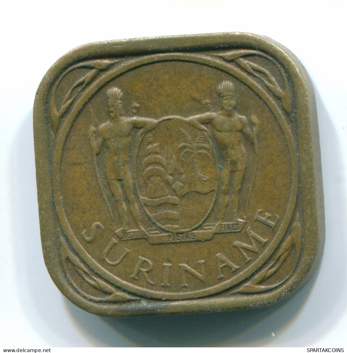 5 CENTS 1972 SURINAME Netherlands Nickel-Brass Colonial Coin #S13034.U.A - Surinam 1975 - ...
