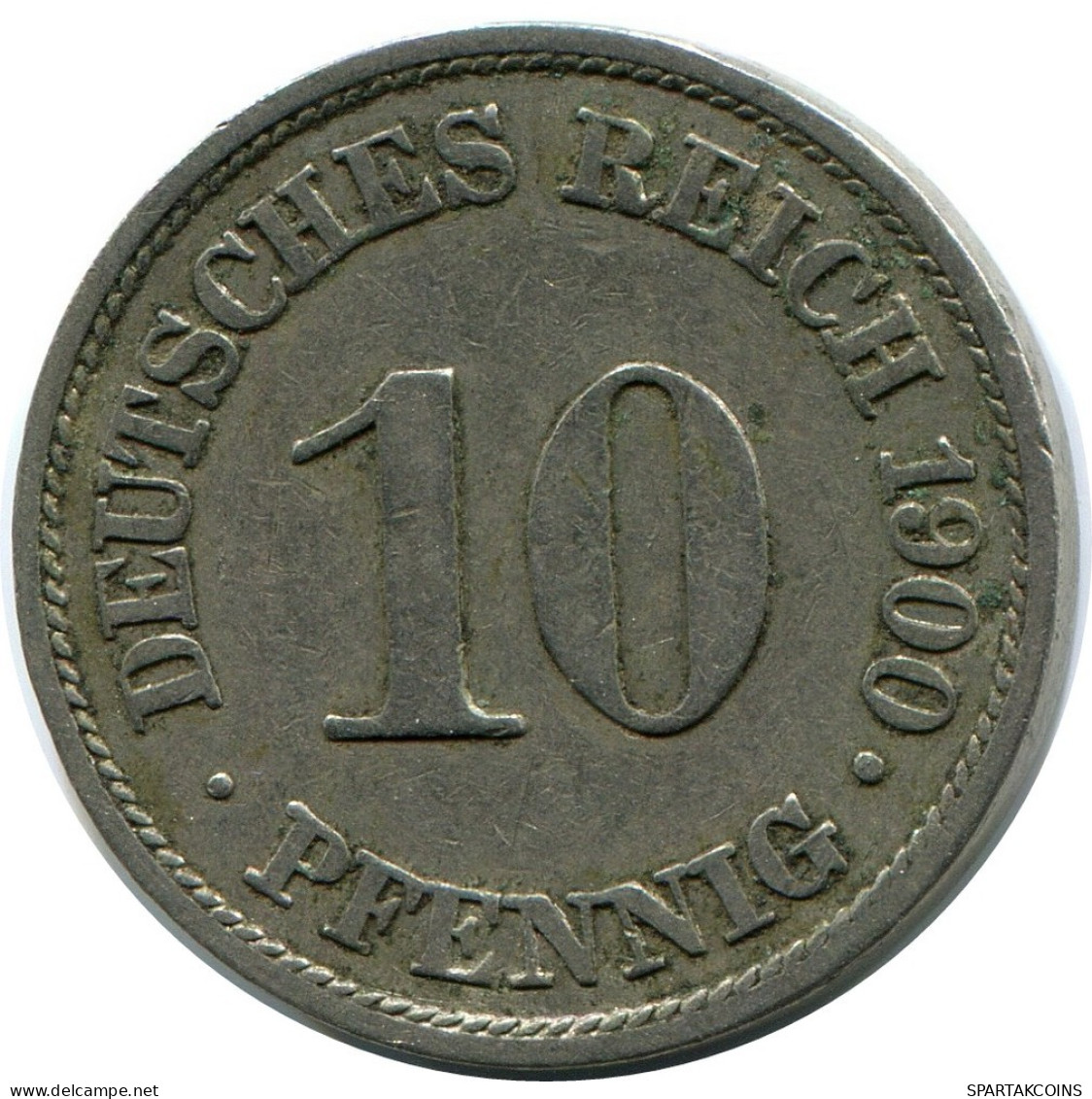 10 PFENNIG 1900 A ALEMANIA Moneda GERMANY #DB271.E.A - 10 Pfennig