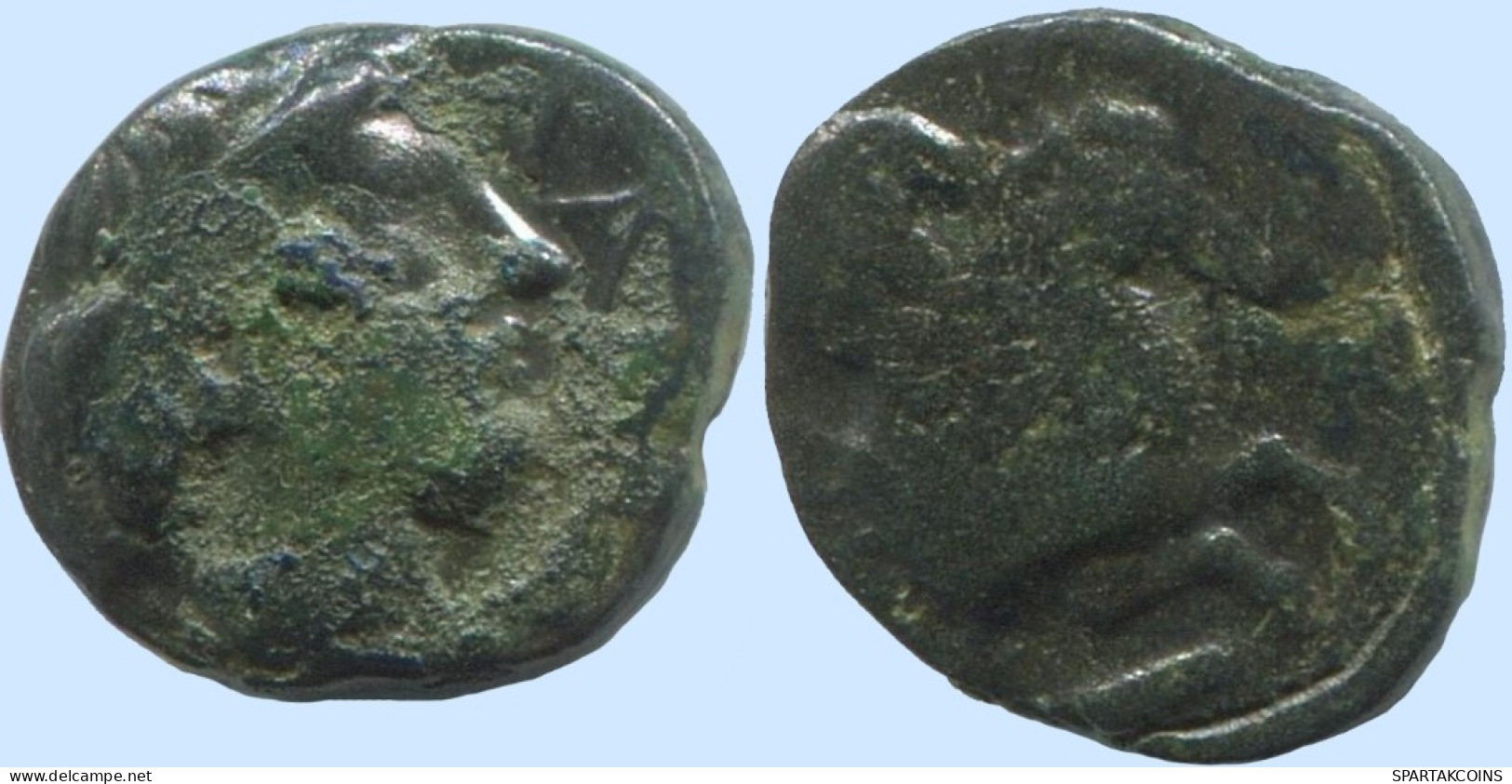 PEGASUS Antike Authentische Original GRIECHISCHE Münze 1.1g/9mm #ANT1670.10.D.A - Griechische Münzen