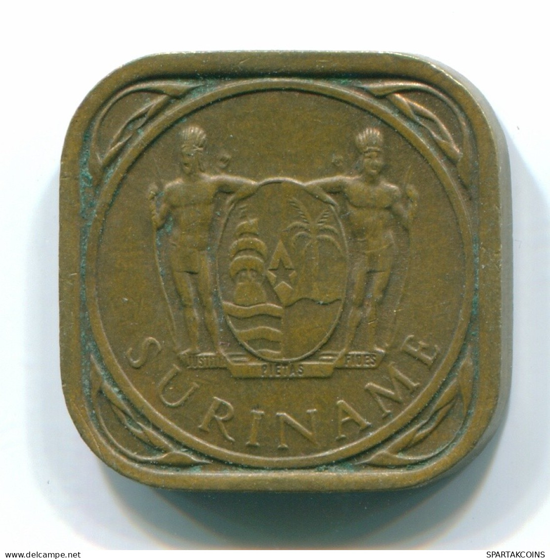 5 CENTS 1972 SURINAME Netherlands Nickel-Brass Colonial Coin #S13030.U.A - Surinam 1975 - ...