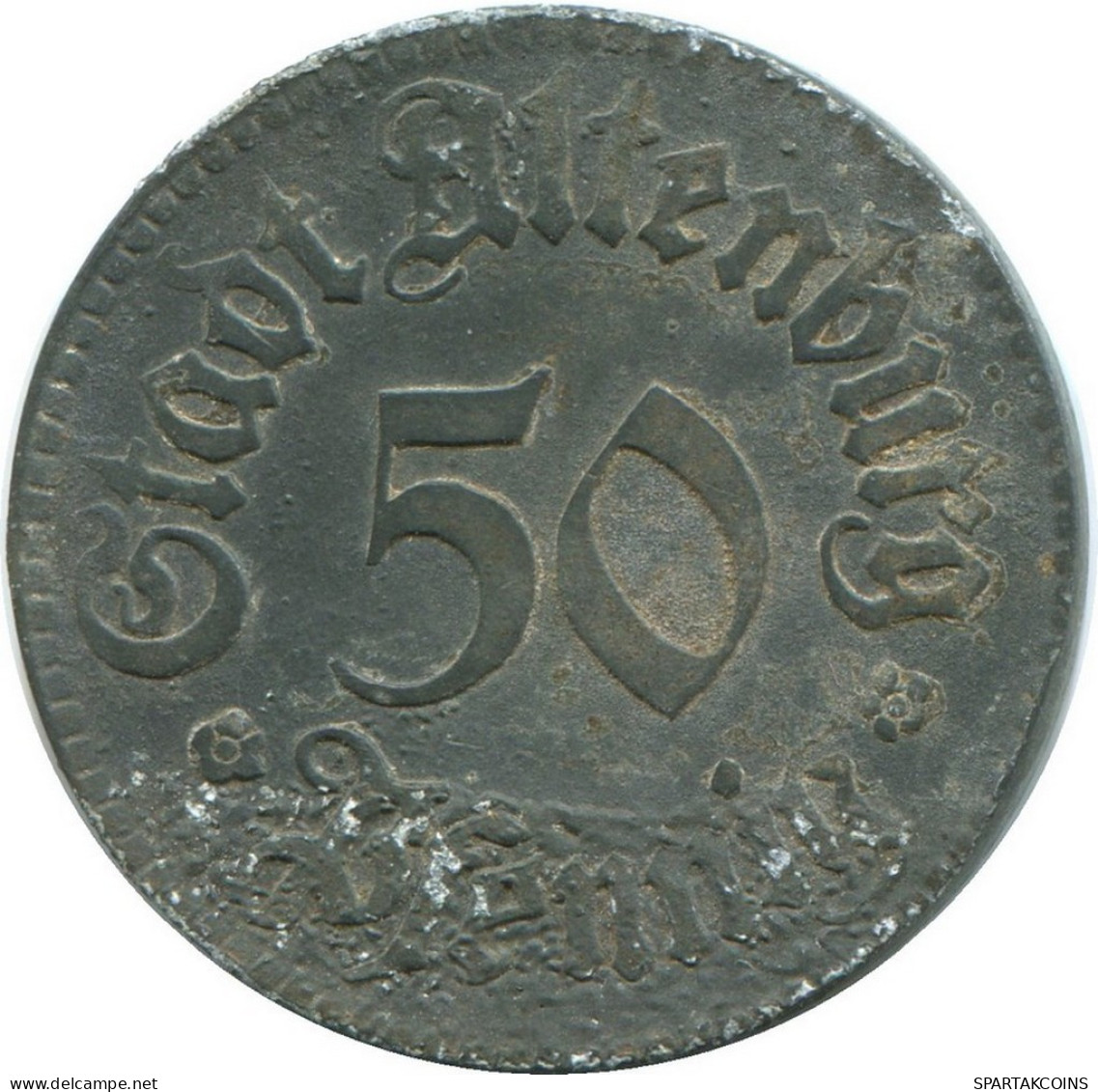 50 PFENNIG 1920 ALTENBURG GERMANY Coin #DE10518.6.U.A - 50 Renten- & 50 Reichspfennig