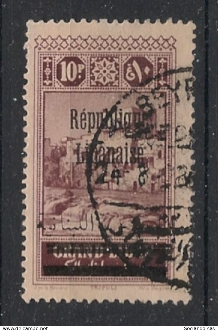GRAND LIBAN - 1928 - N°YT. 108 - Tripoli 10pi Lilas - Oblitéré / Used - Oblitérés