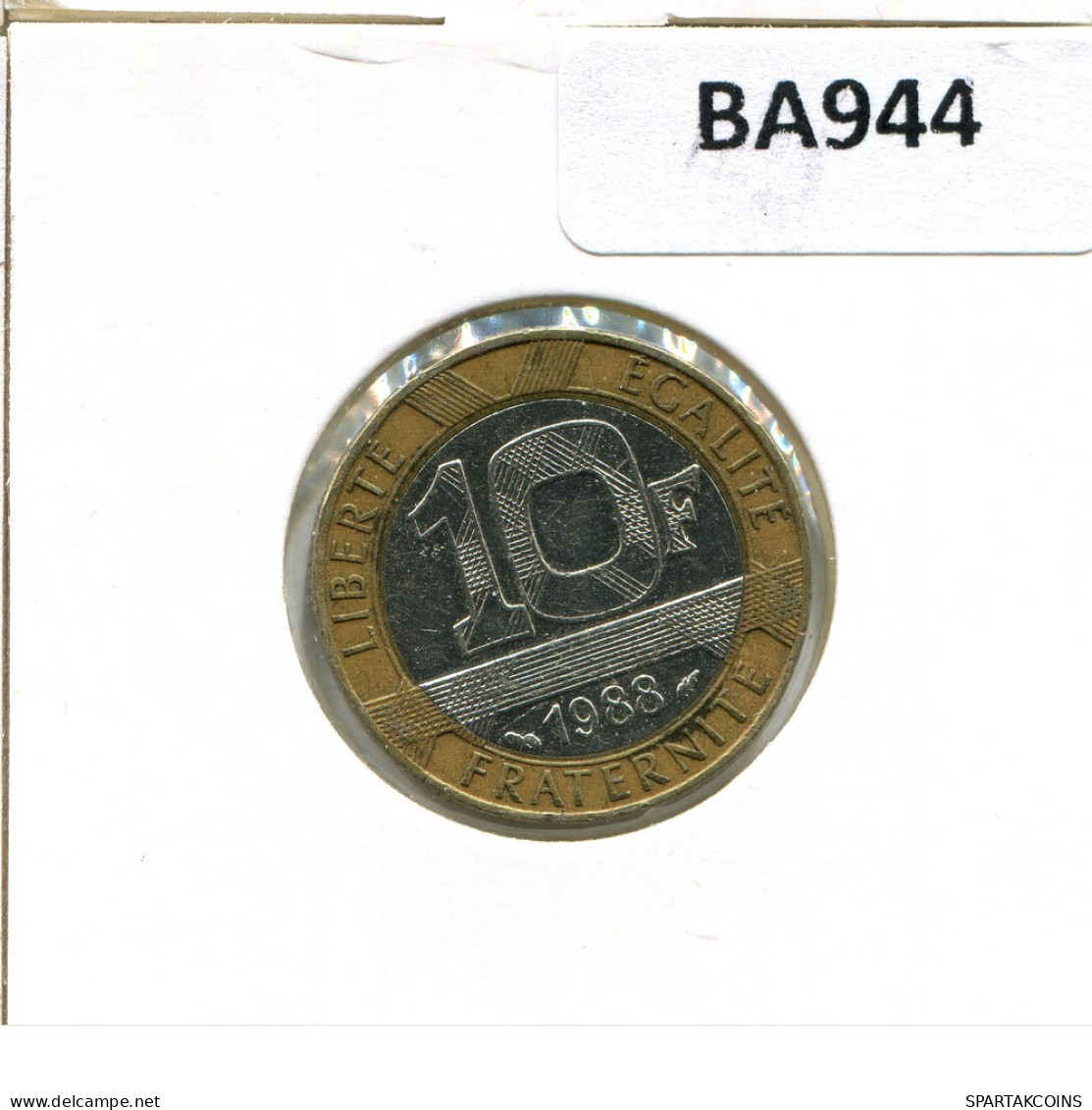 10 FRANCS 1988 FRANKREICH FRANCE Französisch Münze #BA944.D.A - 10 Francs