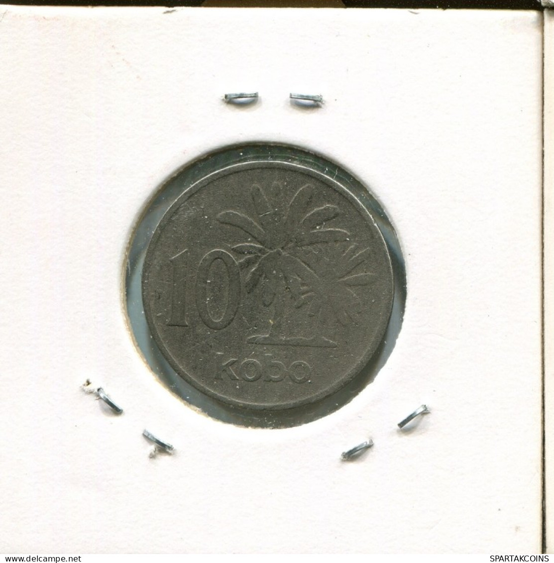 10 KOBO 1973 NIGERIA Moneda #AN734.E.A - Nigeria