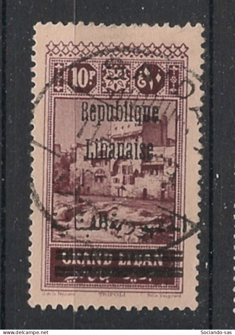 GRAND LIBAN - 1928 - N°YT. 108 - Tripoli 10pi Lilas - Oblitéré / Used - Gebraucht