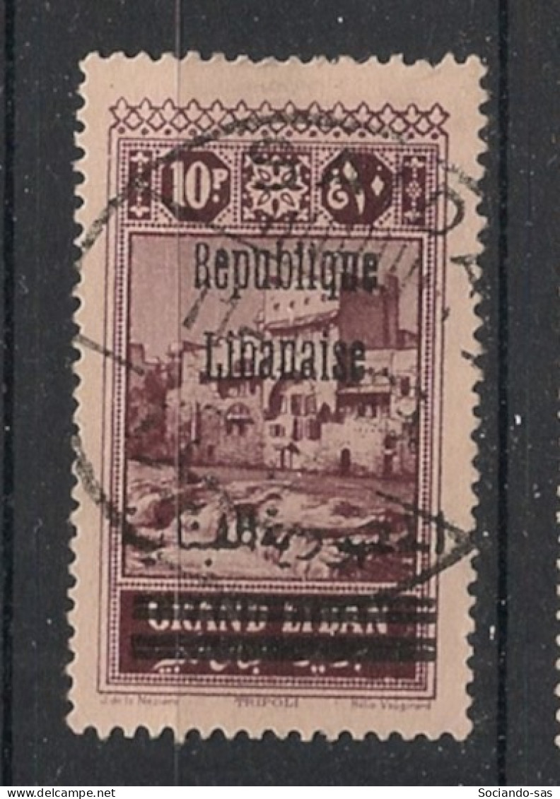 GRAND LIBAN - 1928 - N°YT. 108 - Tripoli 10pi Lilas - Oblitéré / Used - Oblitérés