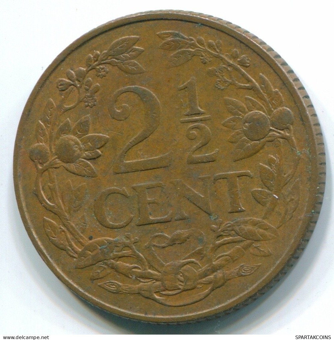 2 1/2 CENT 1965 CURACAO Netherlands Bronze Colonial Coin #S10214.U.A - Curacao