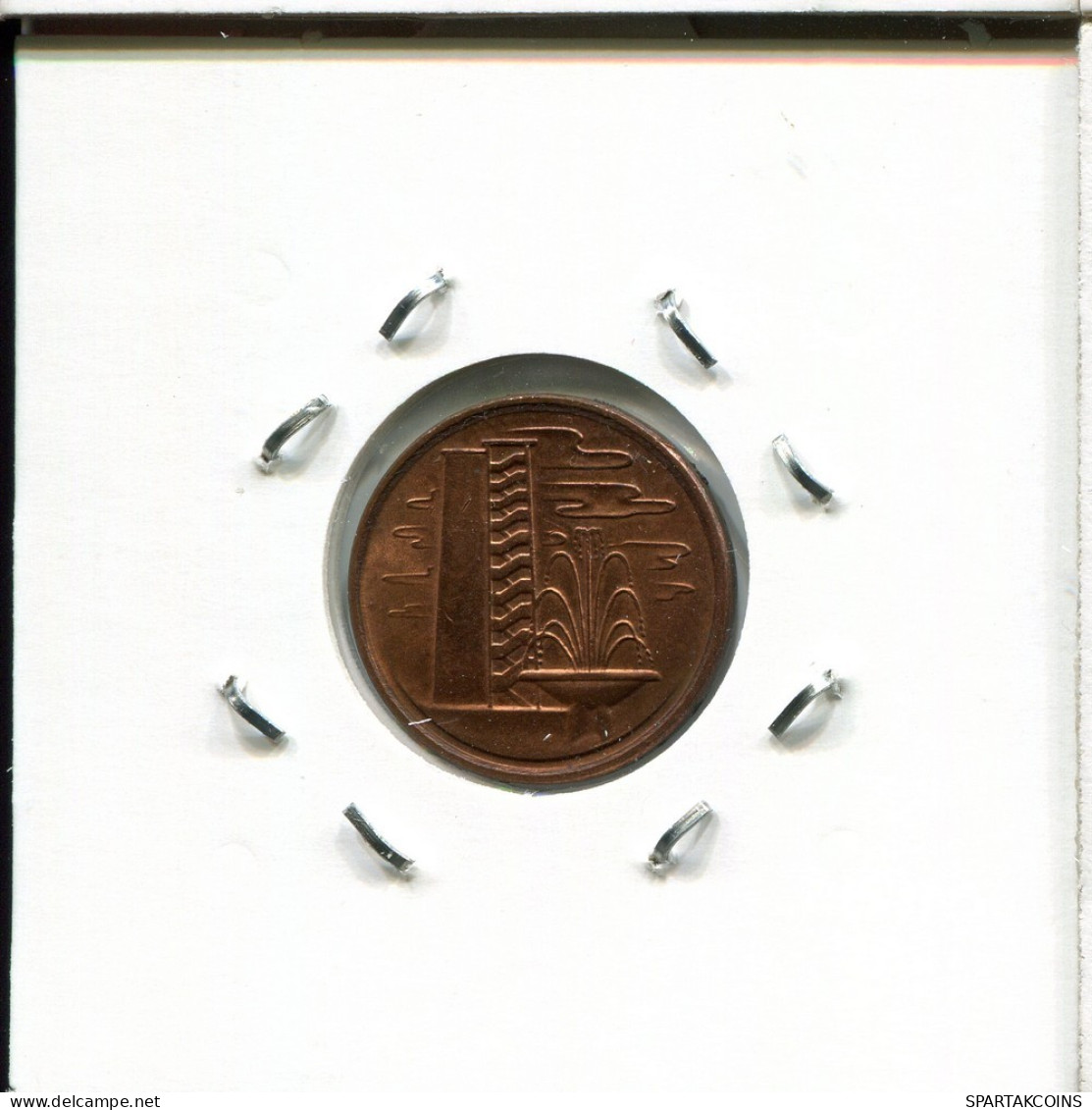 1 CENT 1977 SINGAPORE Coin #AR816.U.A - Singapore