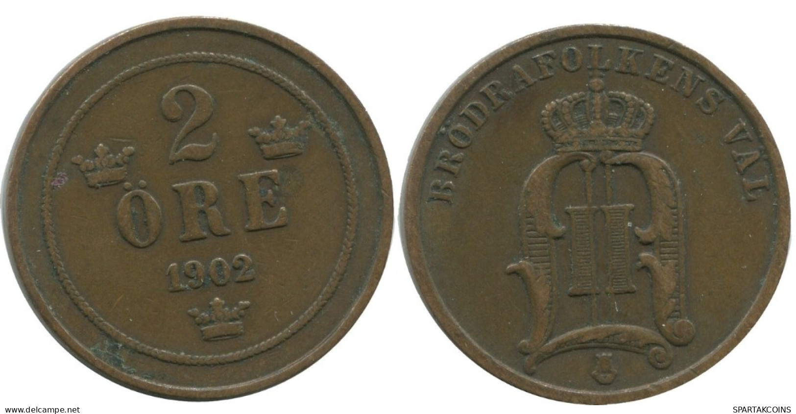 2 ORE 1902 SUECIA SWEDEN Moneda #AC874.2.E.A - Schweden