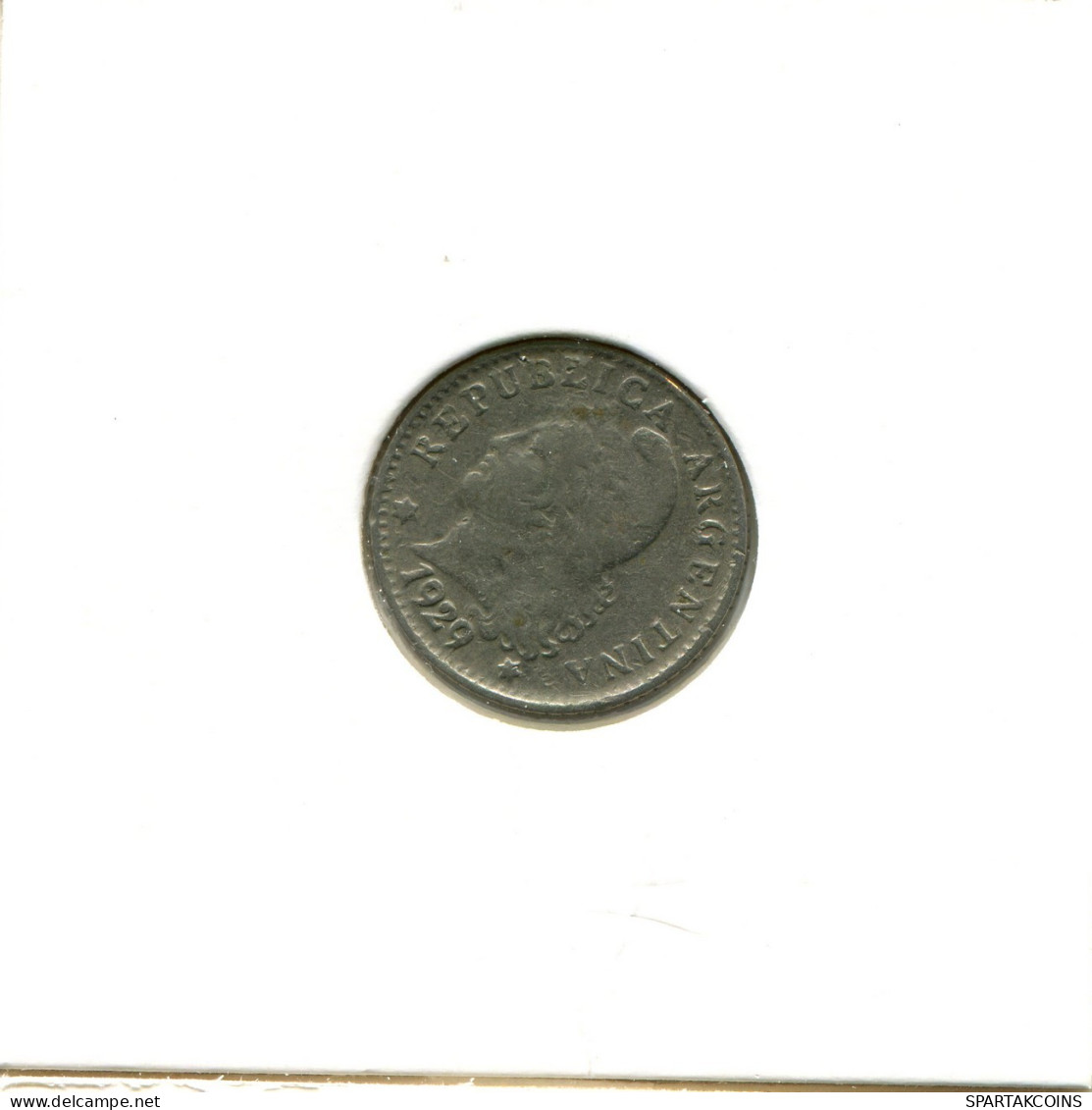 5 CENTAVOS 1929 ARGENTINA Coin #AX286.U.A - Argentine