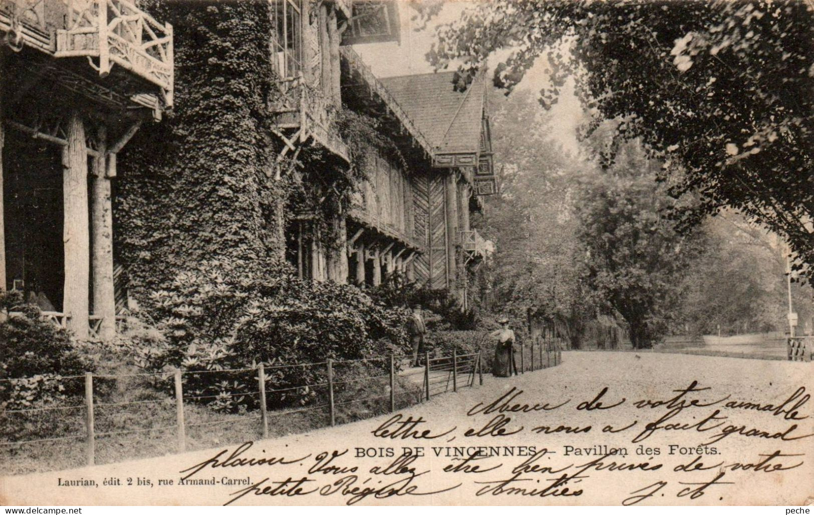 N°2827 W -cpa Bois De Vincennes -pavillon Des Forêts- - Vincennes