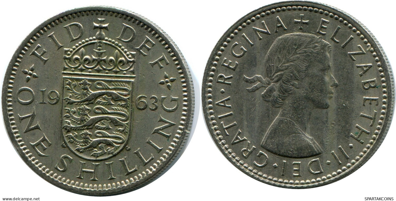 SHILLING 1963 UK GBAN BRETAÑA GREAT BRITAIN Moneda #AY986.E.A - I. 1 Shilling