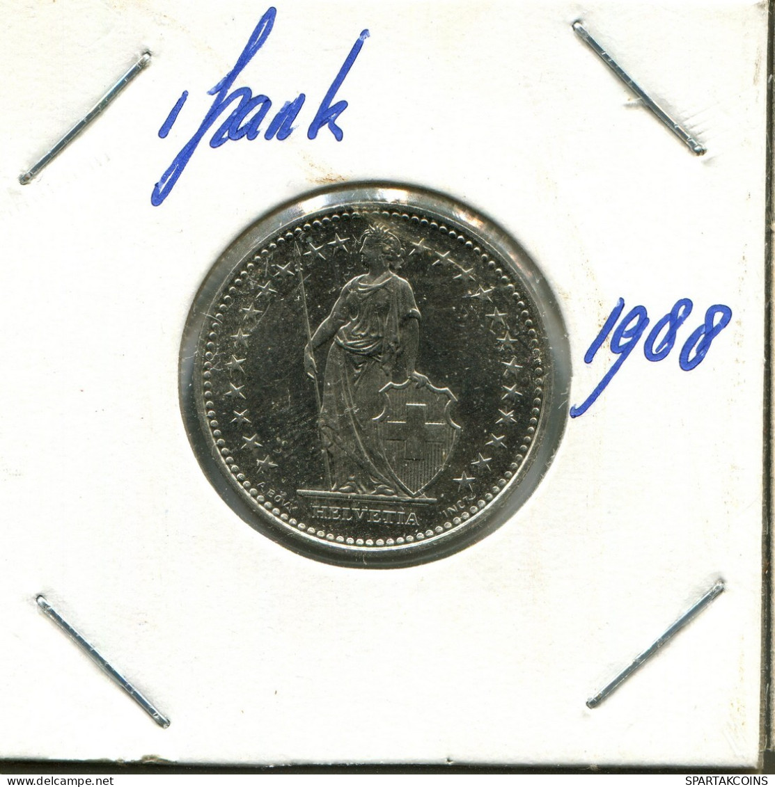 1 FRANC 1988 B SWITZERLAND Coin #AY064.3.U.A - Autres & Non Classés