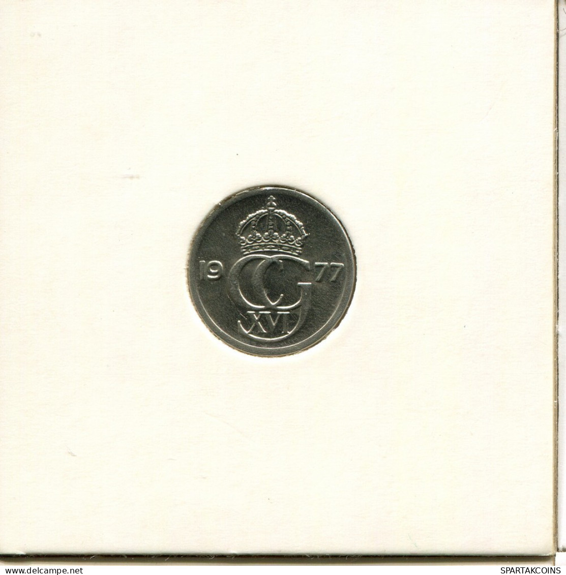 10 ORE 1977 SCHWEDEN SWEDEN Münze #AR397.D.A - Schweden