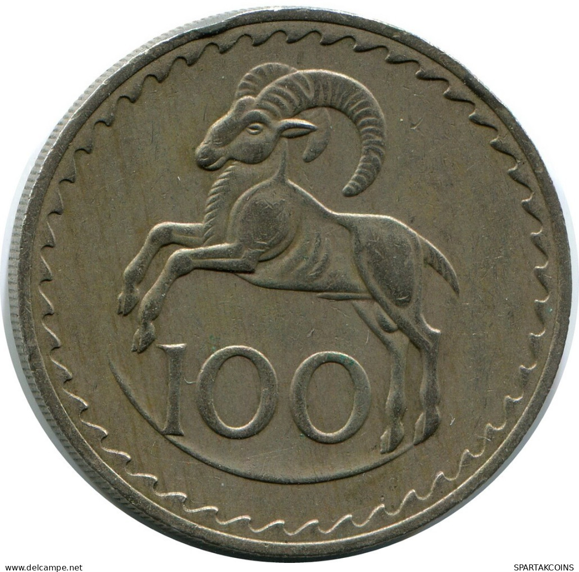 100 MILS 1974 CYPRUS Coin #AP277.U.A - Chypre