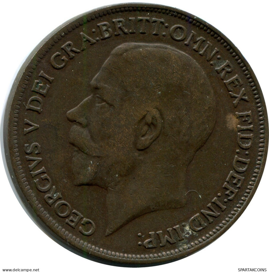 PENNY 1918 UK GRANDE-BRETAGNE GREAT BRITAIN Pièce #AZ809.F.A - D. 1 Penny