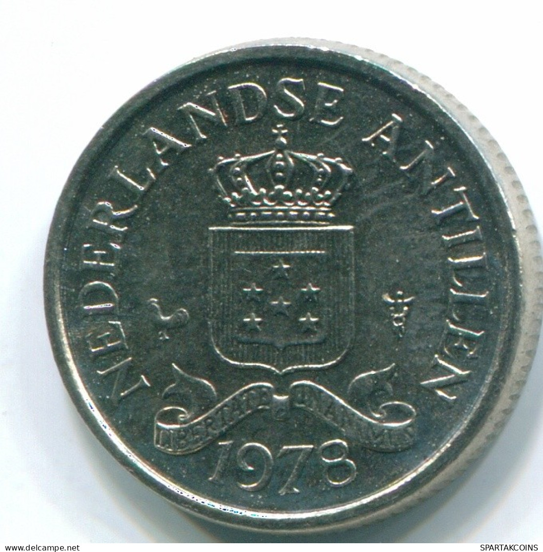 10 CENTS 1978 NIEDERLÄNDISCHE ANTILLEN Nickel Koloniale Münze #S13574.D.A - Netherlands Antilles