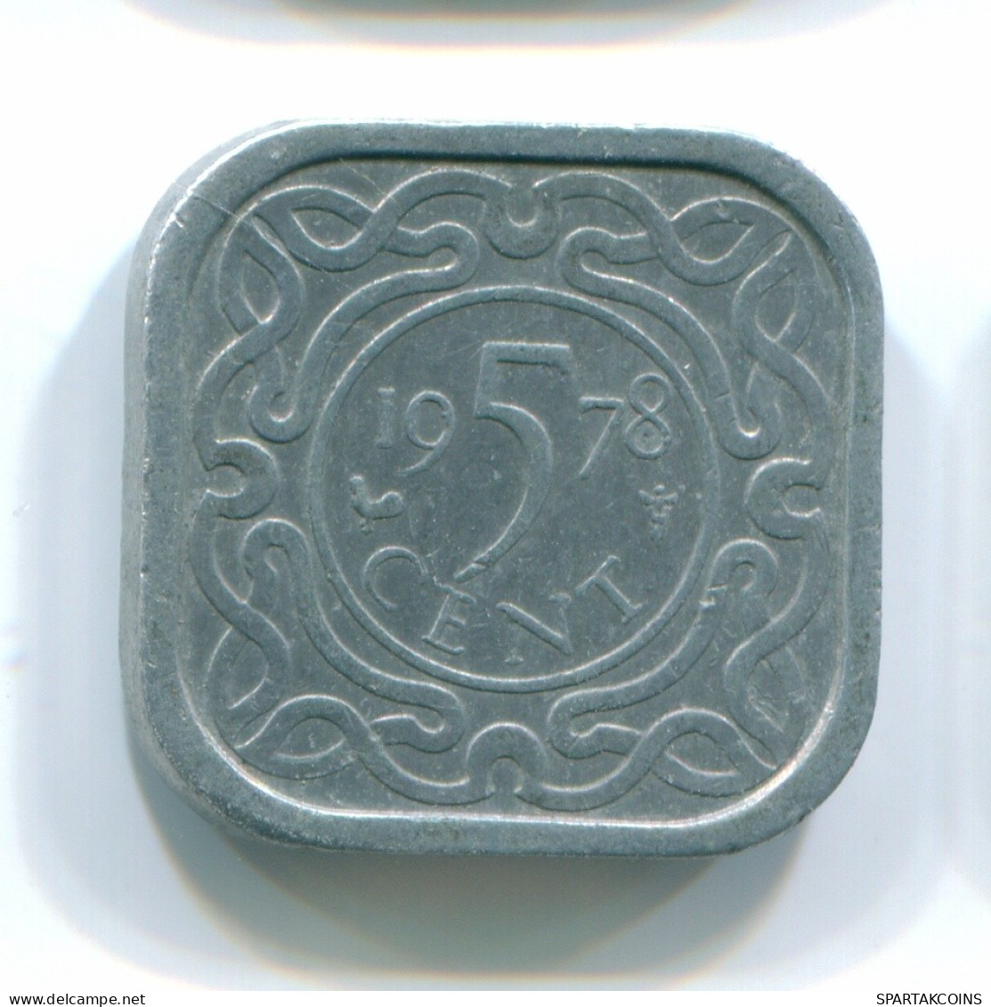 5 CENTS 1978 SURINAME Aluminium Coin #S12600.U.A - Surinam 1975 - ...