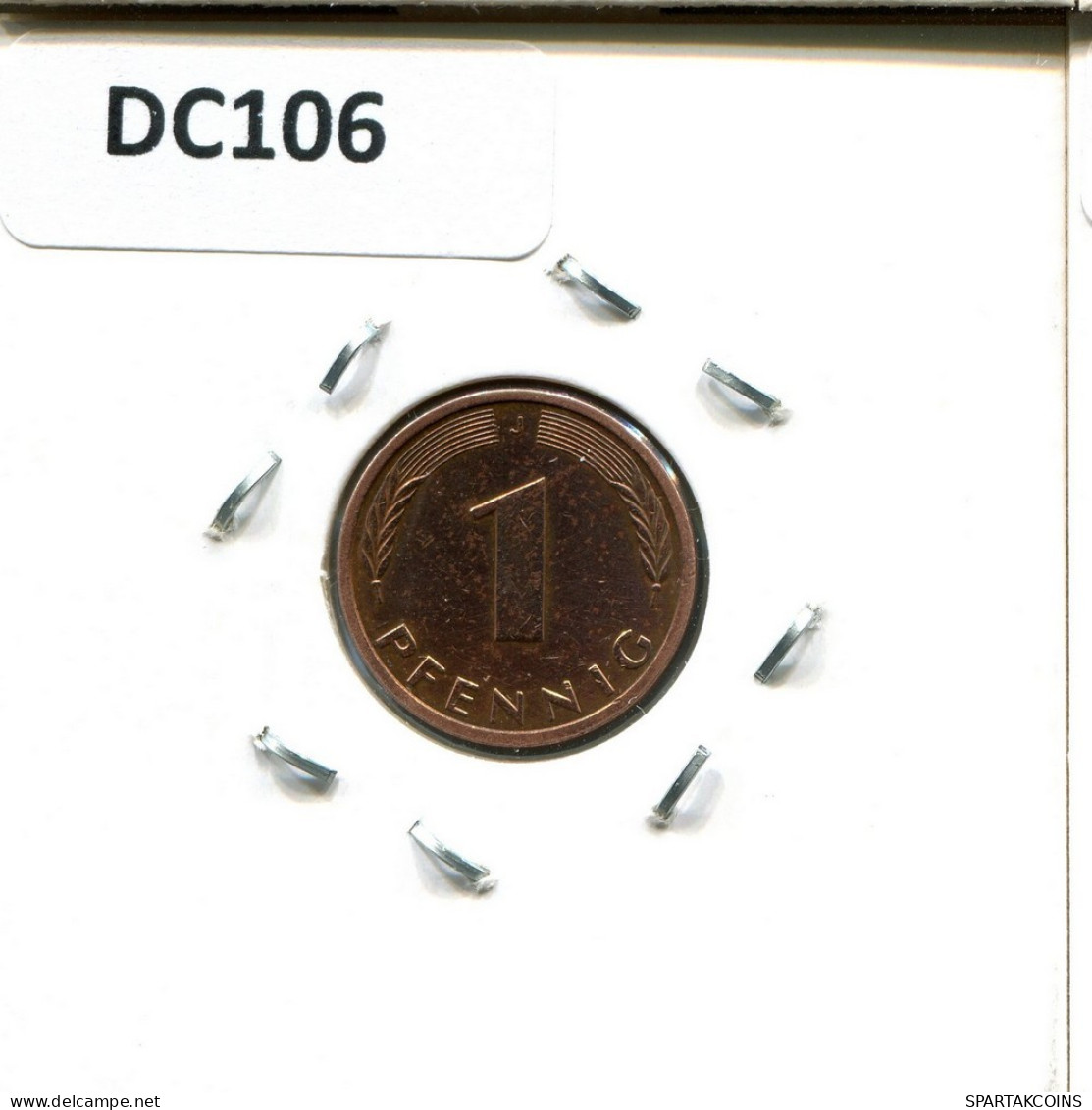 1 PFENNIG 1990 J BRD ALEMANIA Moneda GERMANY #DC106.E.A - 1 Pfennig