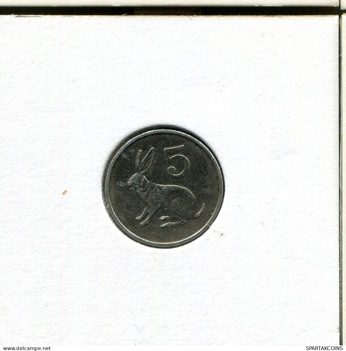 5 CENTS 1997 ZIMBABWE Pièce #AR501.F.A - Zimbabwe