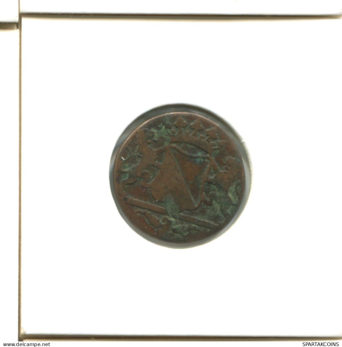 1790 UTRECHT VOC DUIT IINDES NÉERLANDAIS NETHERLANDS NEW YORK COLONIAL PENNY #E16701.8.F.A - Niederländisch-Indien